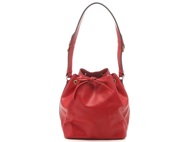 美品 Louis Vuitton☆エピ☆プチノエ☆レッド☆匿名配送 LOUIS VUITTON ルイヴィトン プチ・ノエ エピ カスティリアン