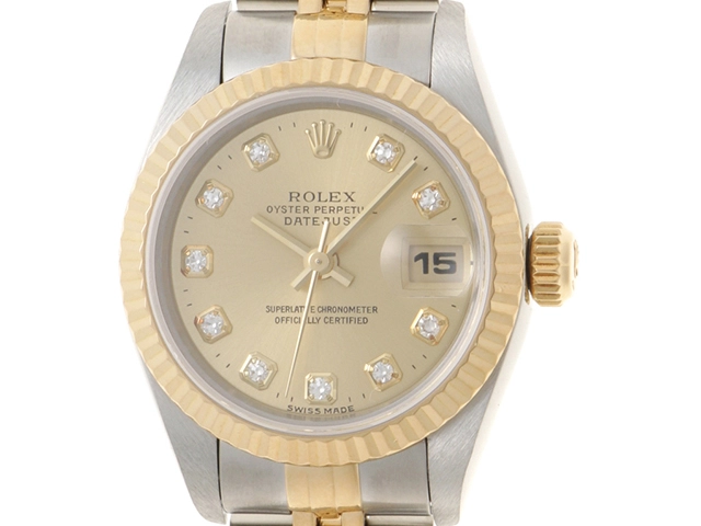 ロレックスデイトジャストレディース 新品)ROLEX ロレックス デイトジャスト 279171G ロゼ スター IX