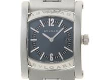BVLGARI ブルガリ アショーマ グレー ステンレス AA39S メンズ クォーツ 2148103883606 【432】
