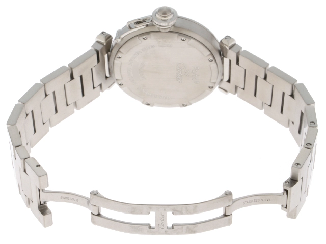 Cartier　　カルティエ 　　パシャC 　　メリディアン 　　ステンレス　　シルバー文字盤　　W31029M7 　　自動巻き    　メンズ　　【436】　　2148103883897