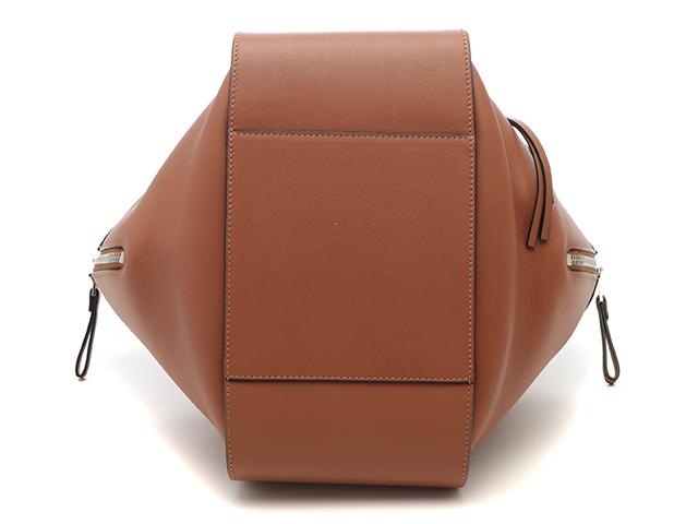 LOEWE ロエベ ハンモックバッグ スモール タン クラシックカーフ【433 