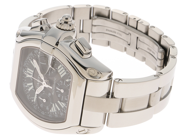 Cartier カルティエ 時計 ロードスターXL W62020X6 ブラック