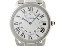 Cartier カルティエ 時計 ロンドソロLM W6701005 シルバー メンズ クオーツ 研磨済み