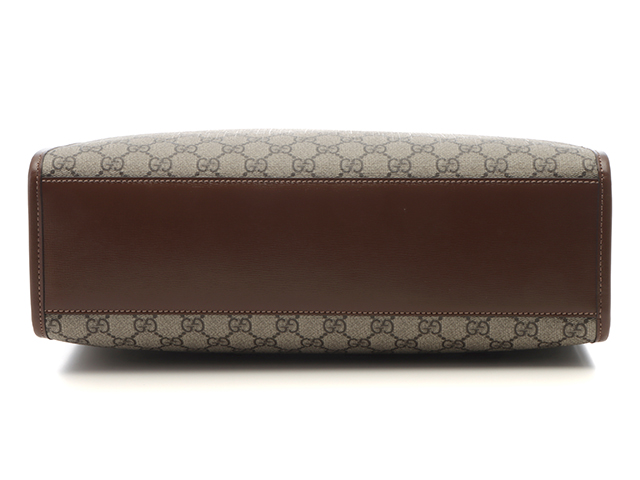 GUCCI トートバッグ インターロッキング GG キャンバス レザー ブラウン GUCCI グッチ ジャンボGG トートバッグ 678839 キャンバス