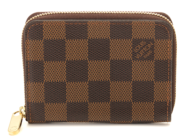 【微美品】LOUIS VUITTON ルイヴィトン ダミエ コンパクトジップ 極美品✨ルイヴィトン ダミエ コンパクトジップ 二つ折り財布