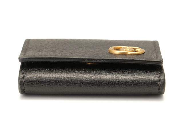 GUCCI グッチ ダブルG コインケース ブラック 473959 レザー