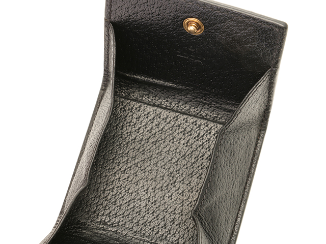 GUCCI グッチ ダブルG コインケース ブラック 473959 レザー【433  