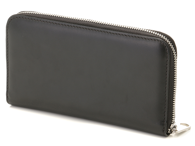 Burberry バーバリー ロゴプリント ラウンド長財布 8009211 ブラック