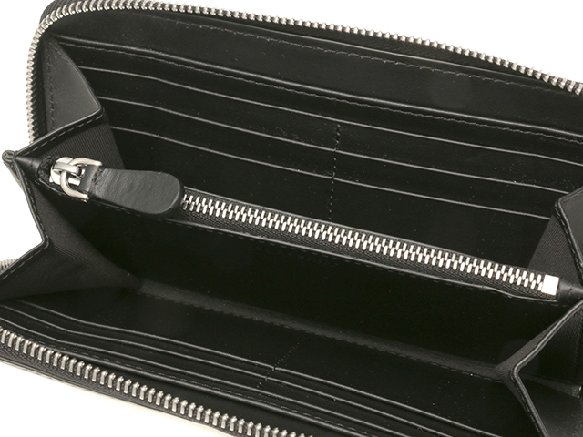 Burberry バーバリー ロゴプリント ラウンド長財布 8009211 ブラック  