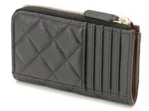 CHANEL シャネル マトラッセ ジップ ケース2023年購入本日まで CHANEL シャネル マトラッセ ジップ カードケース ブラック GP