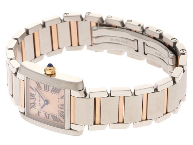 Cartier カルティエ 時計 タンクフランセーズSM W51027Q4 ピンクシェル  