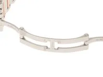 Cartier カルティエ 時計 タンクフランセーズSM W51027Q4 ピンクシェル ピンクゴールド×ステンレススチール レディース クオーツ 研磨済み