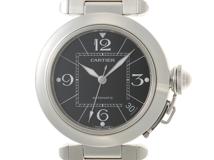 Cartier  カルティエ　パシャC　W31076M7　ブラック　男女兼用　自動巻き2148103885402【432】