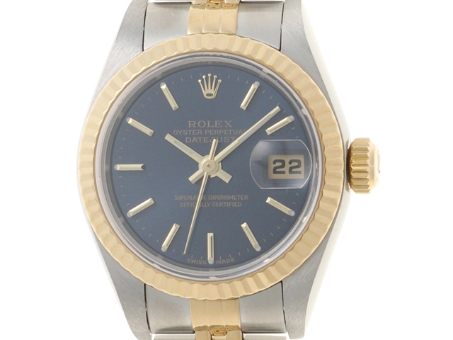 美品　ロレックス　デイトジャスト　179173 純正コマ　SS×YG 楽天市場】【中古】ロレックス デイトジャスト 179173 Z番