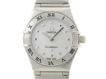 OMEGA　オメガ　コンステレーション ミニ　マイチョイス　1561.71　SS　レディース腕時計　クォーツ　シェル文字盤 【431】2148103886379