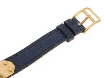 外装磨き済 エルメス ケリーウォッチ KE1.201 黒GP×黒 C277 エルメス(HERMES)エルメス ケリーウォッチ 腕時計 時計