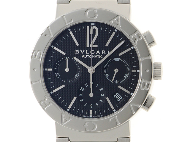 BVLGARI ブラック ステンレススチール 時計 楽天市場】ブルガリ BB33S ブルガリブルガリ ブラック