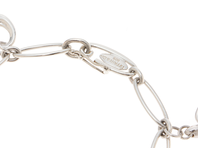 TIFFANY＆CO ティファニー 5チャーム ブレスレット SVシルバー