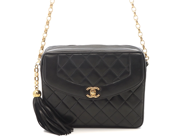 シャネル マトラッセ ココボール チェーンバック ショルダーバック ブラック CHANEL 【超美品】シャネル ココボール ミニマトラッセ 20