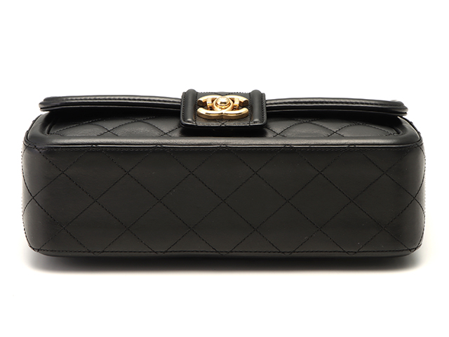CHANEL シャネル マトラッセWチェーンショルダー ブラック