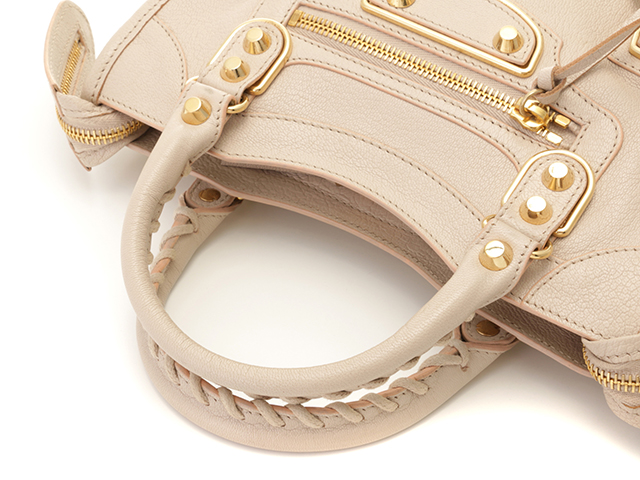 BALENCIAGA バレンシアガ 2wayバッグ クラシックミニシティ ベージュ