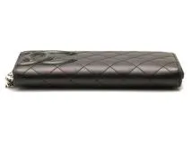 CHANEL シャネル 財布/長財布 カンボンラインロングジップ
