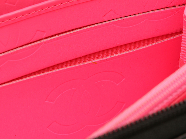 CHANEL シャネル 財布/長財布 カンボンラインロングジップウォレット  