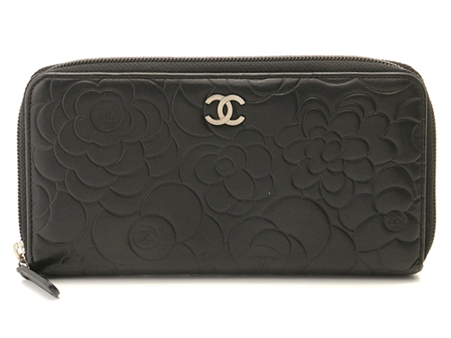 CHANEL シャネル 財布/長財布 カメリアロングジップウォレット
