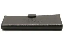 CHANEL シャネル ココマーク 二つ折がま口長財布 ブラック GP キャビア  