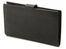 CHANEL シャネル デカココマーク 二つ折りがま口長財布 ブラック/GP  