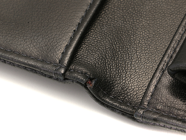 CHANEL シャネル デカココマーク 二つ折りがま口長財布 ブラック/GP  