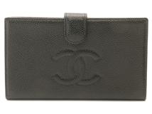 CHANEL コインケース　コインパース　ラムスキン　ブラック　シルバー シャネル 財布・コインケース | 中古ブランド通販・高価買取の大黒屋