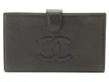 CHANEL シャネル 財布/長財布 デカココマーク 二つ折りガマ口長