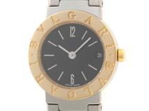 BVLGARI ブルガリ 腕時計 ブルガリブルガリ BB23SGD K18YG/SS ブラック文字盤 クォーツ【472】TS