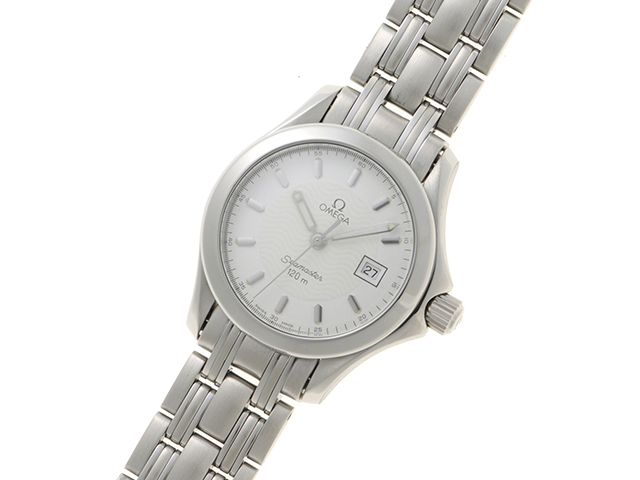 OMEGA オメガ シーマスター120m 2571.21 SS 女性用クオーツ時計【473  