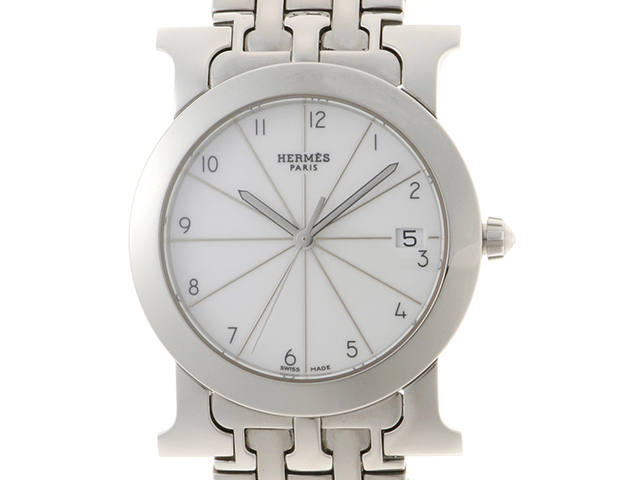 HERMES エルメス Hウォッチロンド ステンレススチール HR1.510