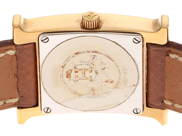 【専用】Ｈウォッチ ゴールド金具 革専用　ベルト レディース腕時計 専用】Hウォッチ ゴールド金具 革専用 ベルト レディース腕時計