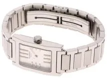 HERMES エルメス タンデム TA1.210 シルバー文字盤 ステンレス