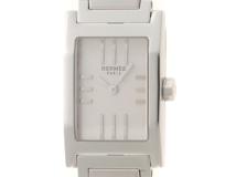 HERMES　エルメス　レディース腕時計　タンデム　クォーツ 　ステンレススチール　TA1.210　シルバー文字盤　2148103889714　【205】
