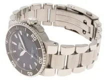 ORIS オリス Aquisデイト メンズ腕時計 自動巻き ブラック文字盤