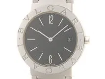 Bvlgari 腕時計 クォーツ シルバー/ブラック BVLGARI ブルガリ・ブルガリ 男女兼用腕時計 BB30SSD SS