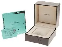 TIFFANY&CO　ティファニー　ジェメア　Z6401.10.10A20A00A　SS　ホワイト文字盤　男性用クオーツ時計【473】