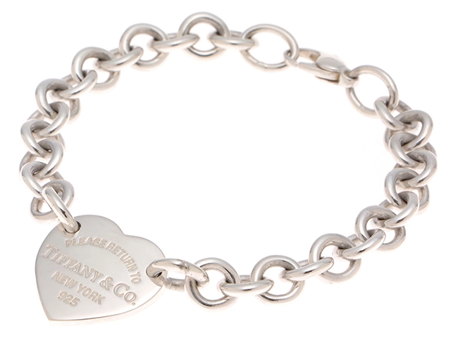☆Tiffany　レア品☆　14KT TRIM ダブルハート　ブレスレット TIFFANY&CO ティファニー ダブルハートフック ブレスレット SV