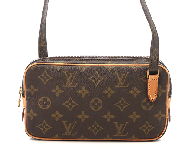 コンパクト　ルイヴィトン　ポシェット マルリー バンドリエール ショルダーバッグ LOUIS VUITTON ルイ・ヴィトン ポシェット・マルリーバンド