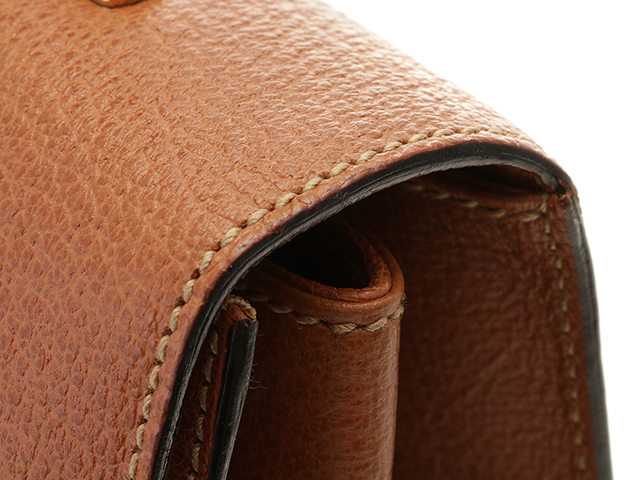 GUCCI グッチ レディロック 2wayバッグ ブラウン レザー 000・926  