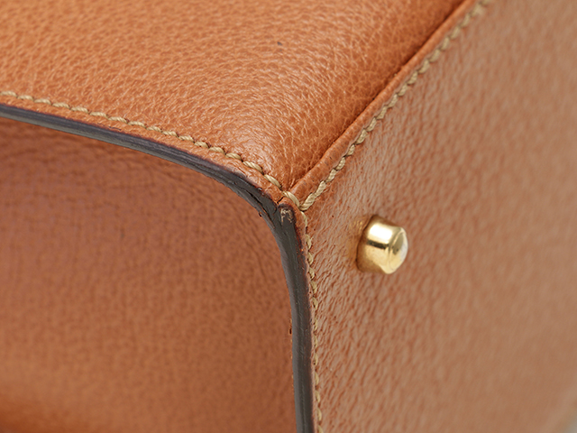 GUCCI グッチ レディロック 2wayバッグ ブラウン レザー 000・926  