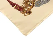 エルメス スカーフ　HERMES シルク カレ90 ベージュ・マロン 楽天市場】【ラッピング可】エルメス HERMES カレ 90 Copeaux