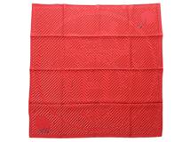 HERMES エルメス スカーフ カレ90 PARCOURS D'H レッド シルク【472】YY