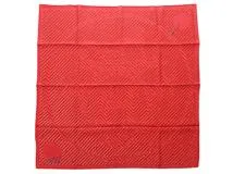 HERMES エルメス スカーフ カレ90 PARCOURS D'H レッド シルク【472