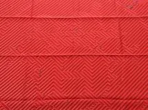 HERMES エルメス スカーフ カレ90 PARCOURS D'H レッド シルク